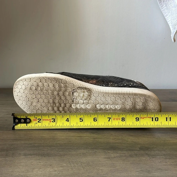 Dolce Vita, animal print, snakeskin, and suede sneaker, great condition, size 9 - Picture 7 of 7